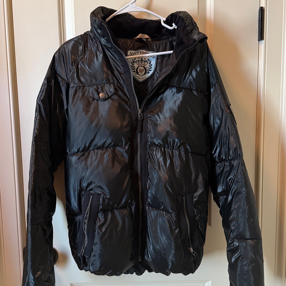 Obermeyer Black Puffer Ski  Jacket